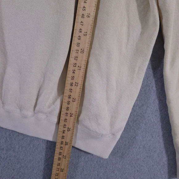 Free City Sweatshirt Women's Medium Lucky Rabbits Crewneck Pullover White Cozy - Picture 5 of 7